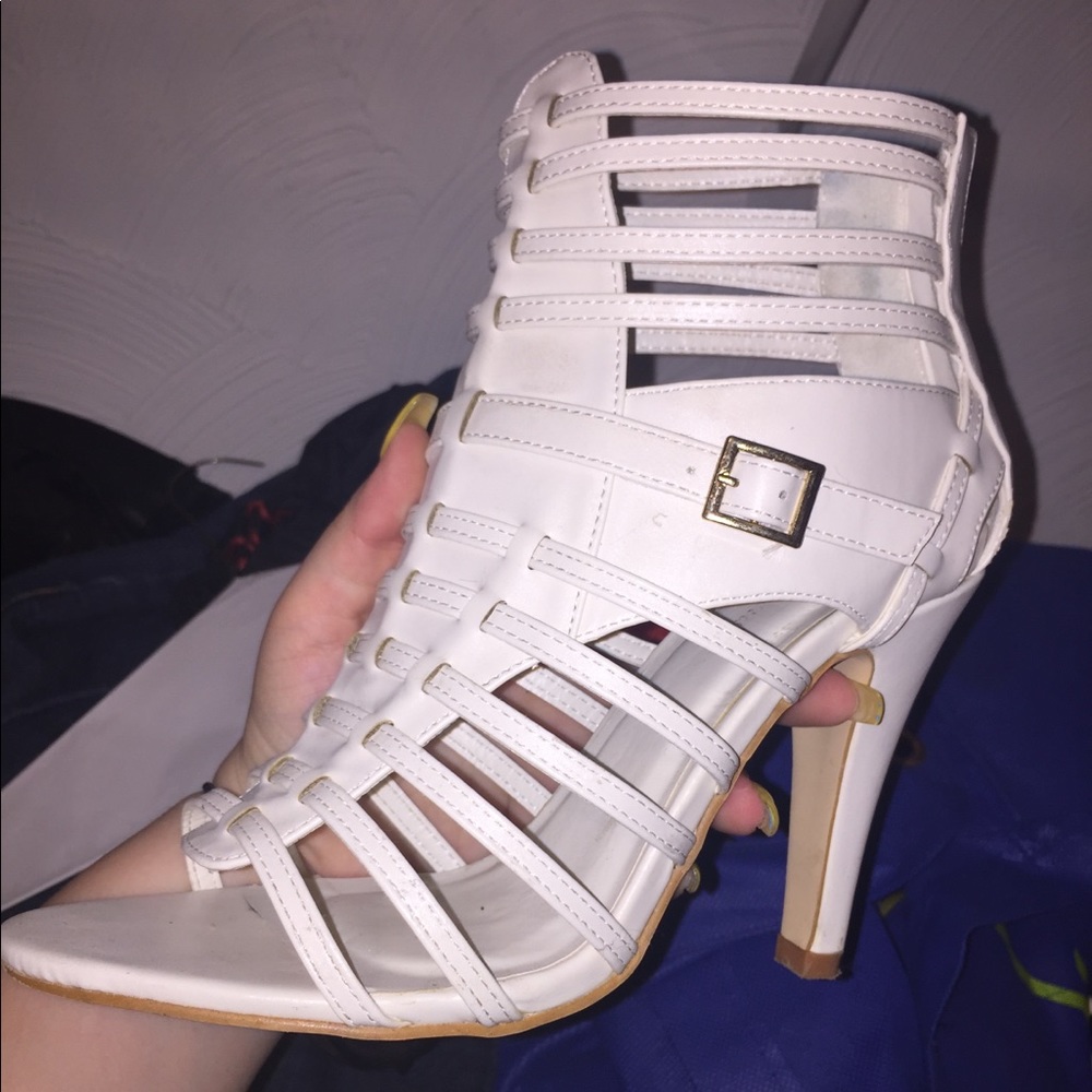 white heels